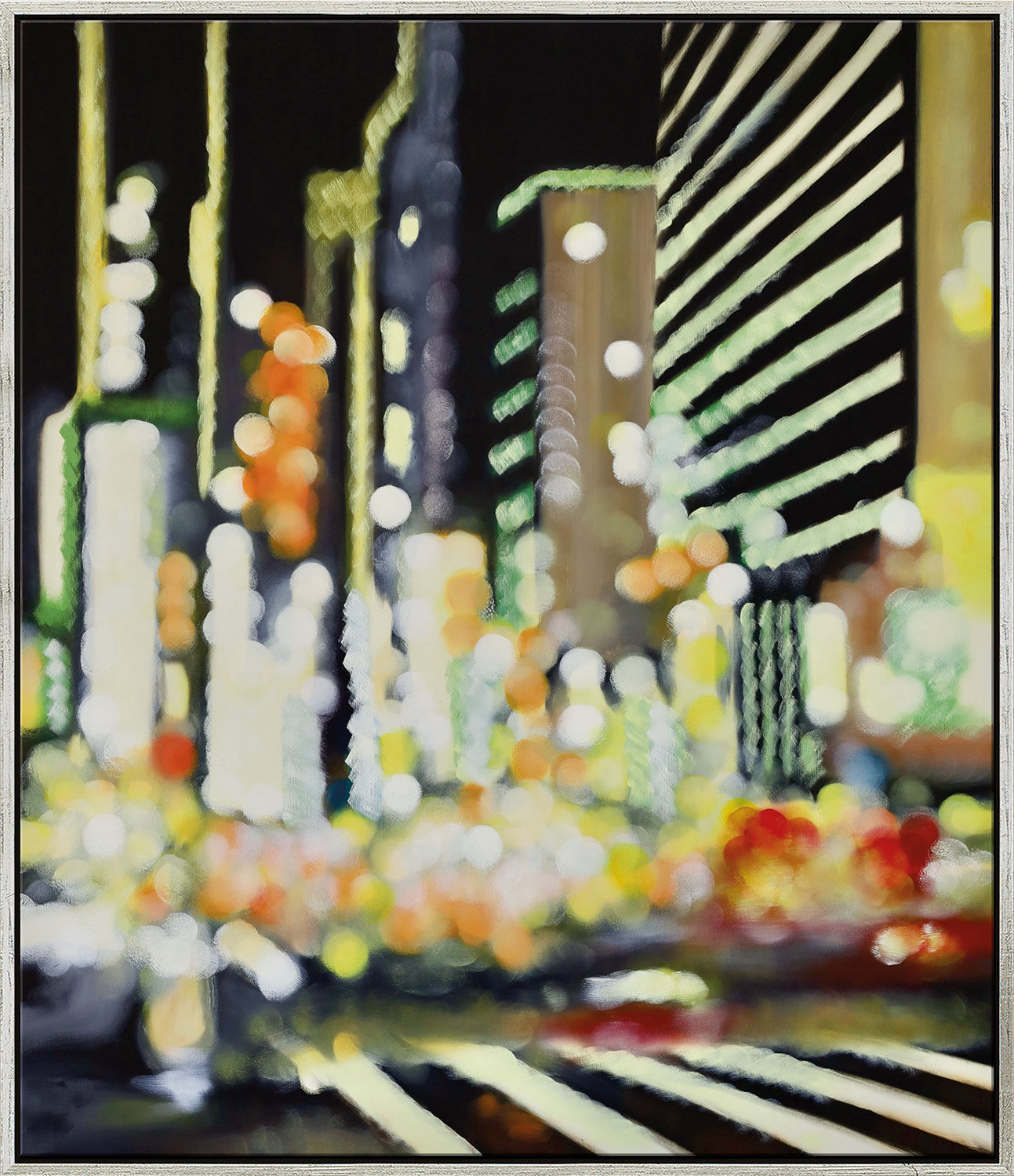 Bild "Spactacle" (2022) (Original / Unikat), gerahmt von Angela Wichmann
