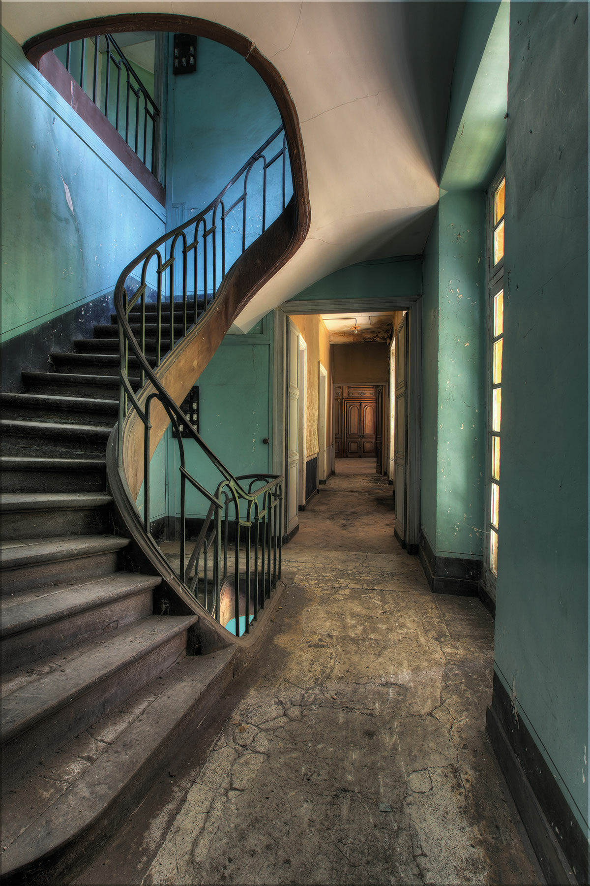 Tableau "Escaliers usagés" von Olivier Lacour