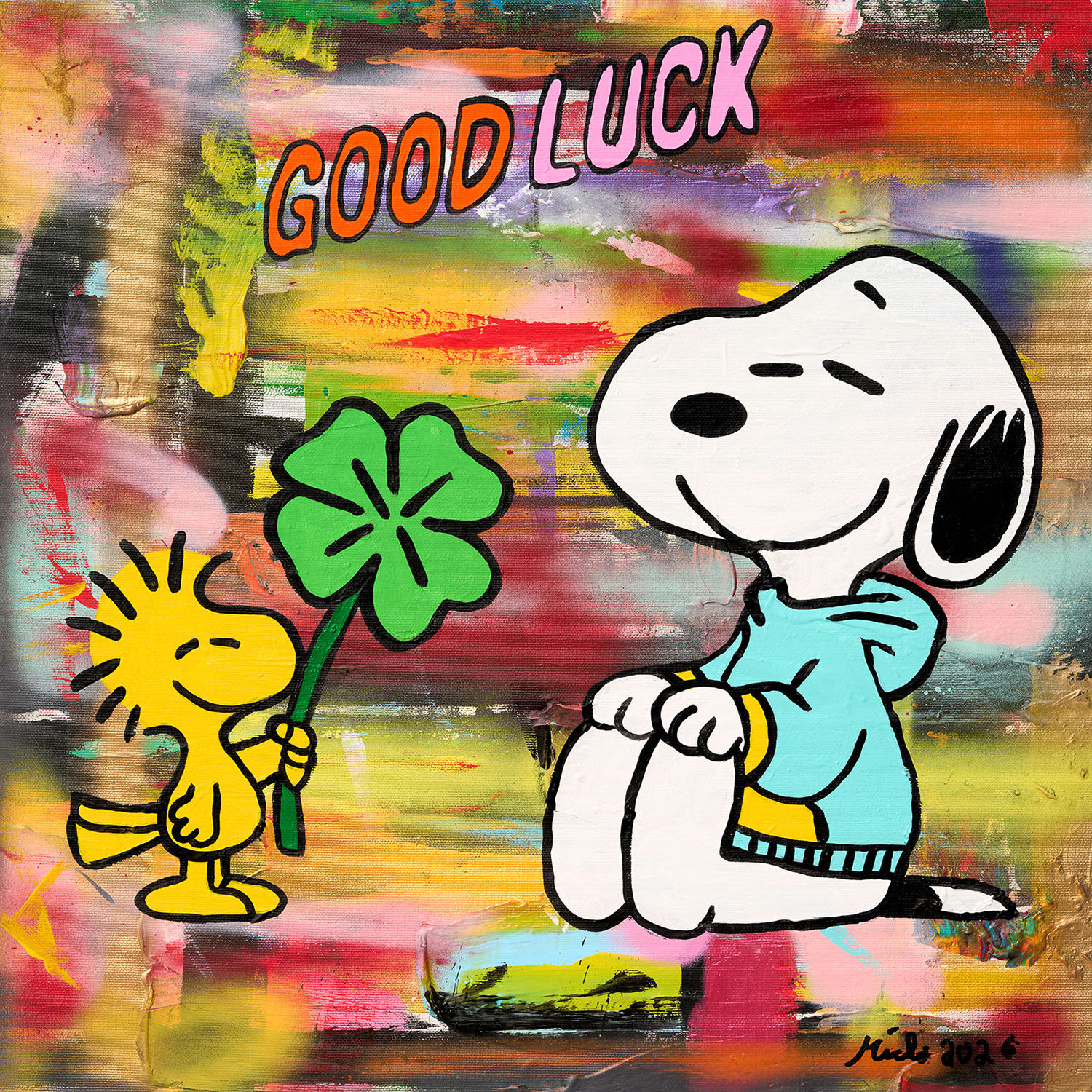 Obraz „Good Luck“ (2026) od Michael Pfannschmidt