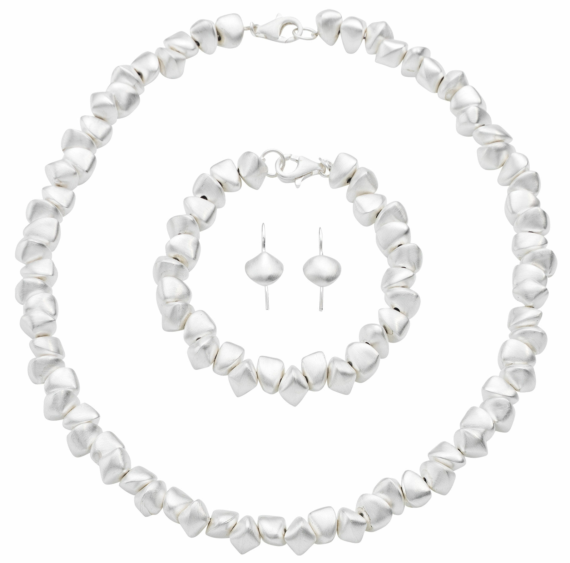 Jewellery set "Silver Dewdrop"