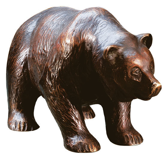 Skulptur "Bär", Version in Bronze von Roman