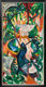 Tableau "Jeune fille à la fontaine" (1913), version encadrée en noir et argent de August Macke