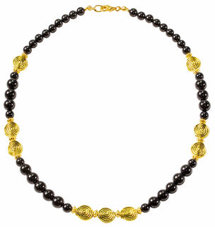 Collier de perles "Margarethe" - d'après Gustav Klimt