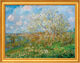 Bild "Der Frühling" (1880/82), gerahmt von Claude Monet