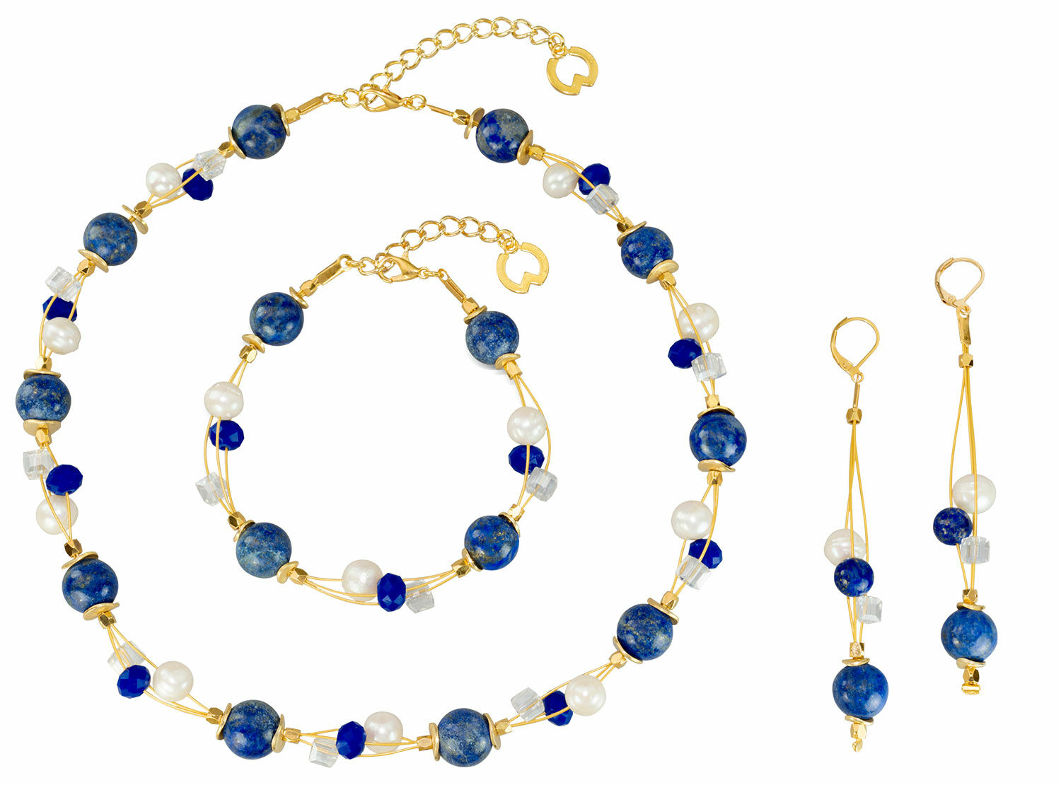 Pearl jewellery set "Starry Sky" by Petra Waszak