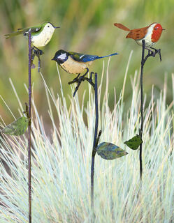 Tuinpalen "Songbirds", 3-delig