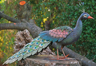 Garden ornament "Peacock"