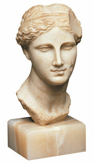 Portraitkopf der ptolemäischen Königin Arsinoe II., als Aphrodite