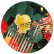 Porzellanteller "Nasturtium Salad" (1984) von James Rosenquist