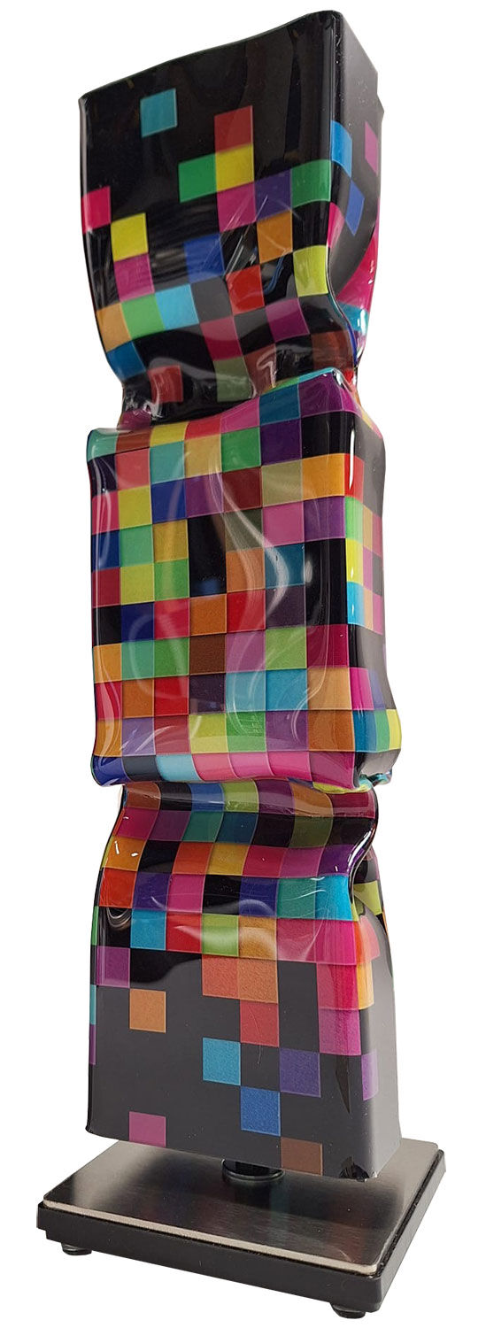 Rzeźba "Art Candy Colours of Life Black - Michael Daniels" autorstwa Ad van Hassel