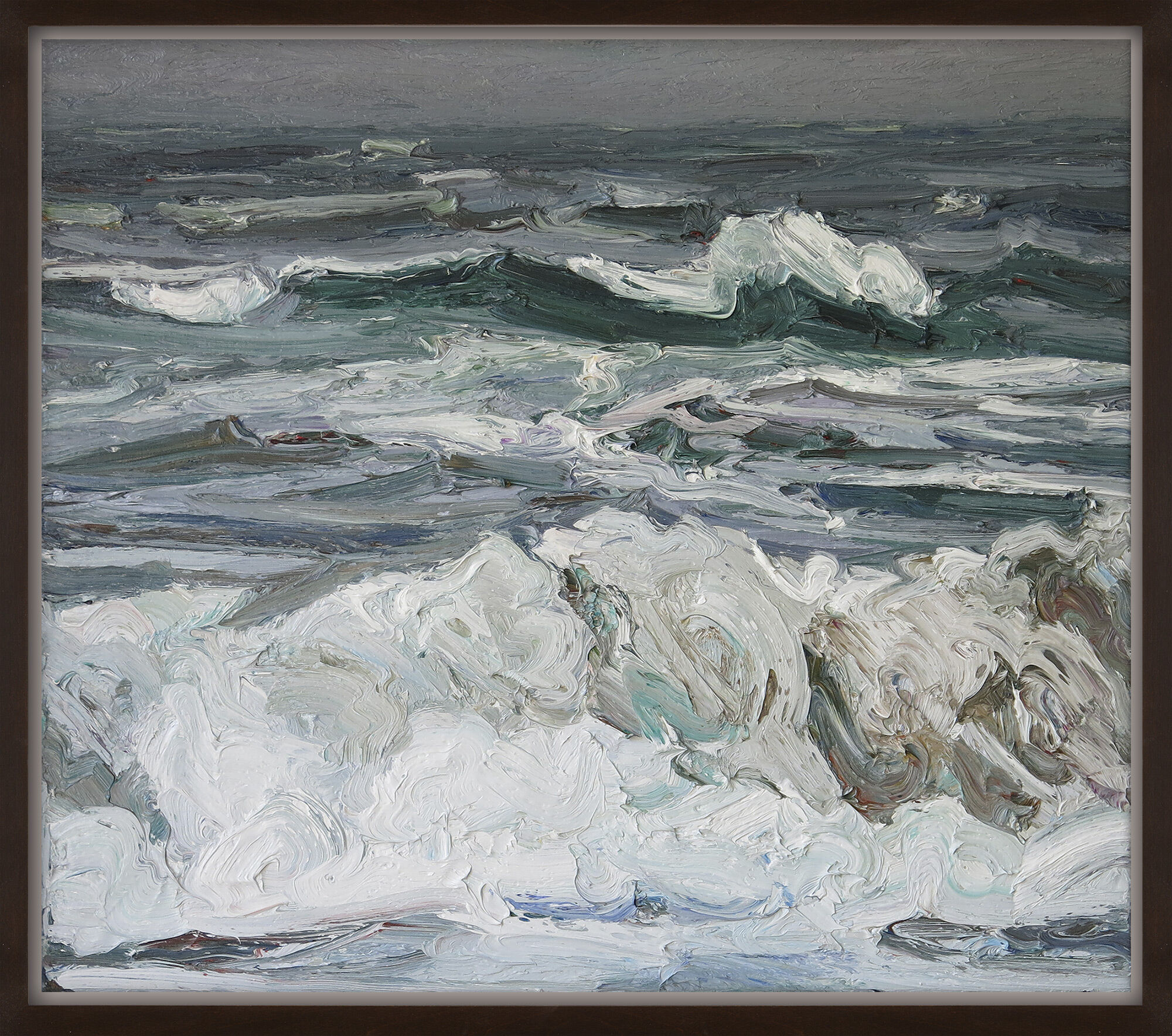 Picture "Rough Sea 9.IX" (2020) by Ralph Fleck