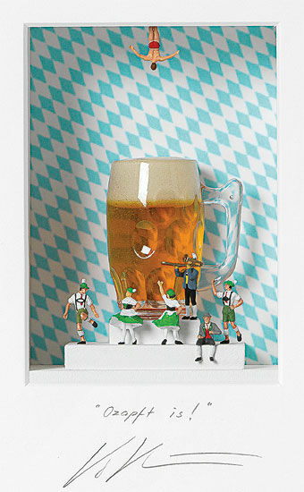 3D Picture "Ozapft Is", framed by Volker Kühn