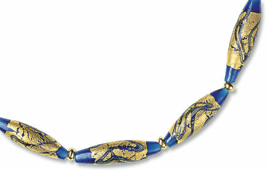 Necklace "Golden River" by Petra Waszak