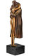 Sculpture "Amore", bronze brown version by Bruno Bruni