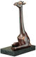Skulptur "Die Giraffe", Bronze von Evert den Hartog