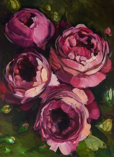 Billede "Rose-Violet" (2023) (Unikt værk) von Caroline Weihrauch