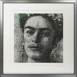 Picture "Frida Kahlo" (2020), framed