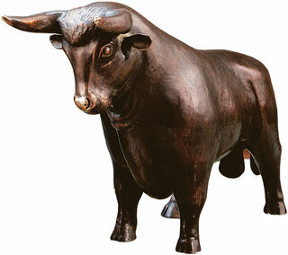 Sculpture "Bull", bonded bronze version