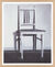 Tableau "Chaise de cuisine" (1965), version naturelle encadrée