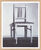 Tableau "Chaise de cuisine" (1965), version naturelle encadrée