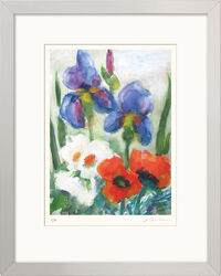 Tableau "Fleurs d'été" (2020), encadré
