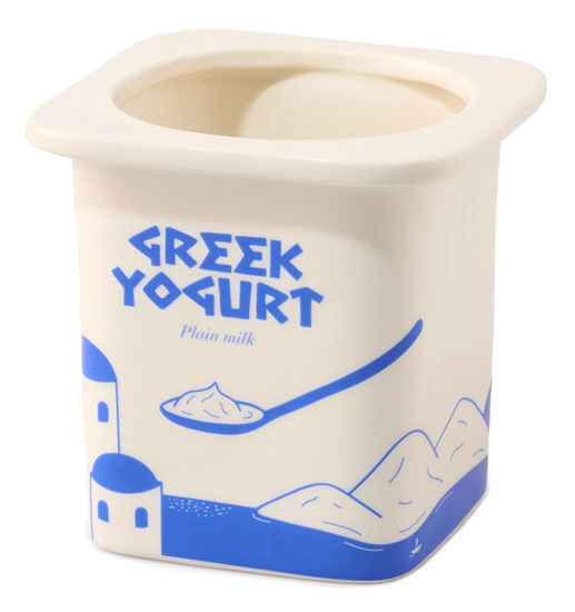 Keramikvase / Deko-Objekt "Griechischer Joghurt" von Fluid Market
