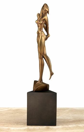 Sculpture "Amazon", bronze by Jürgen Götze