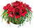 Vase "The Red Poppy", silicone