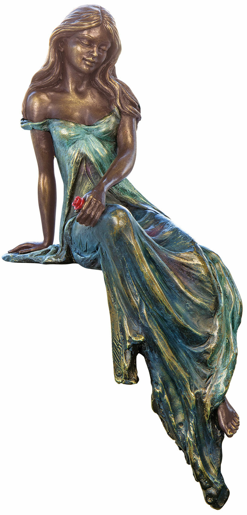 Sculpture "Muse", bonded bronze by Manel Vidal