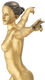 Sculpture "Freedom" (2021), bronze on marble pedestal by Leo Wirth