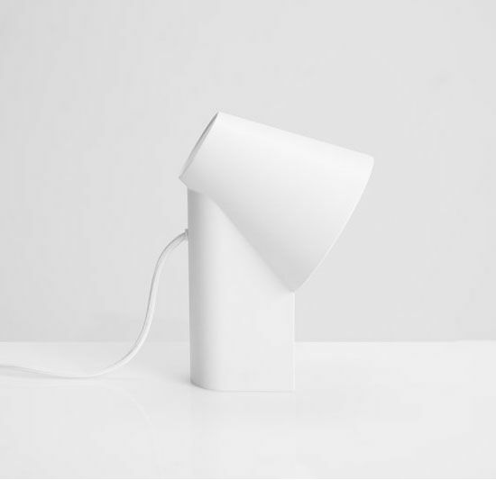 LED table lamp "Study", white version by Woud