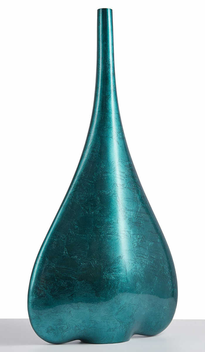 Vase de sol décoratif "Drop Teal" (sarcelle)