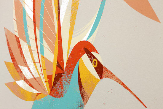 Quadro "Colibrì" (2015) di Dieter Braun