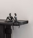 Set di 2 sculture "Elle e Lui", bronzo su legno di Guy Buseyne