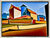 Bild "Traumschloss II" (2024) (Original / Unikat), gerahmt