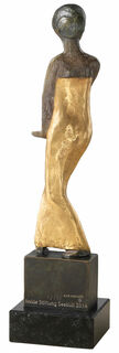 Skulptur "Java-Tänzerin" (1913/14), Bronze teilvergoldet von Emil Nolde