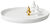 Porcelain plate "Winter Landscape with Fir Trees" with gold decoration