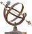 Sundial "Sun & Moon", bronze