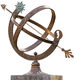 Sundial "Sun & Moon", bronze