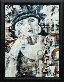 Picture "The 30s - Espresso", framed by Sabine Türk