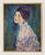 Billede "Portræt af en dame" (1916-18), indrammet