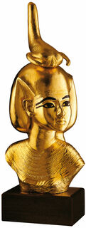 Bust of the Tutelary Goddess Serket, gold-plated