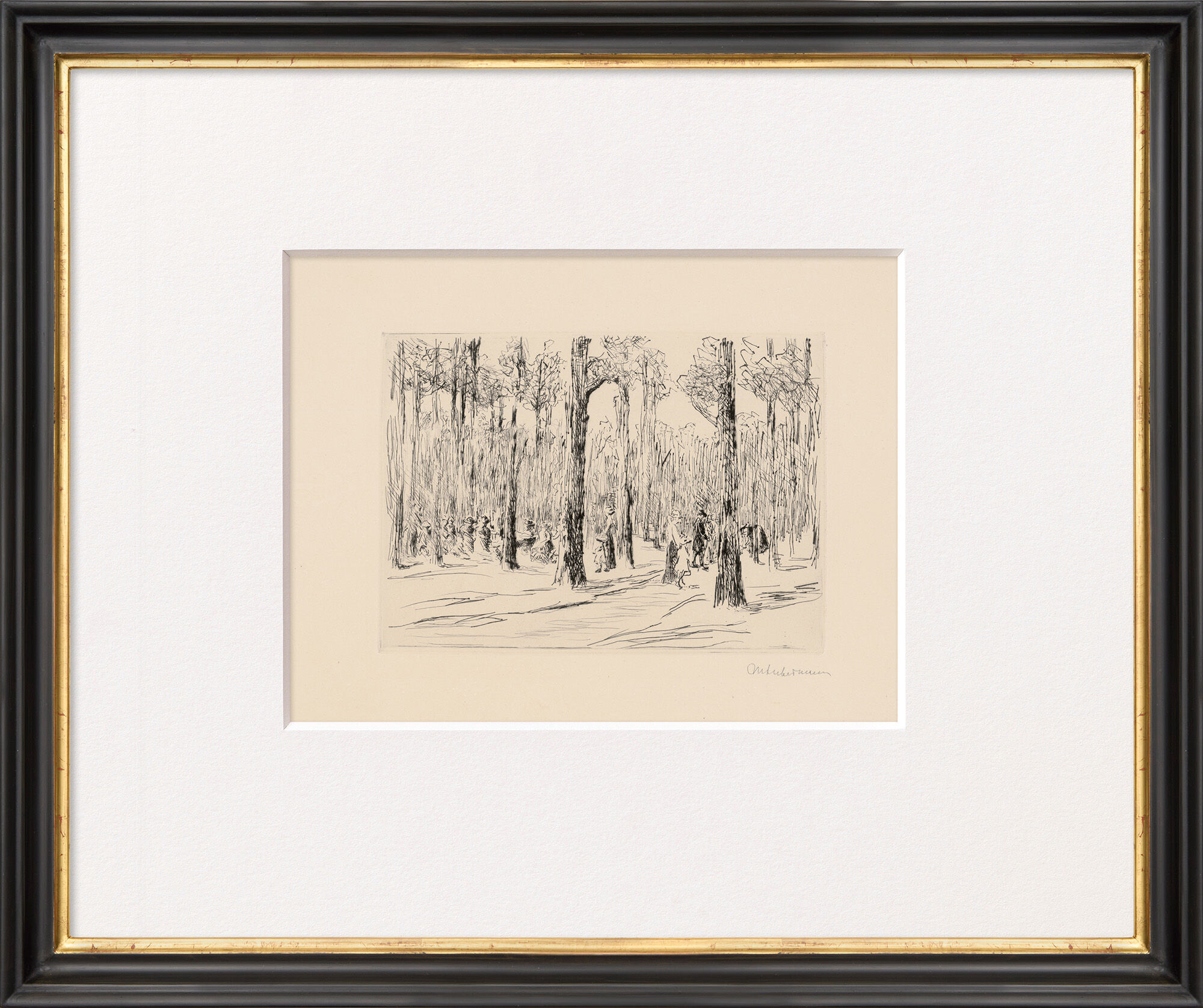 Bild "Tiergarten" (1914) von Max Liebermann