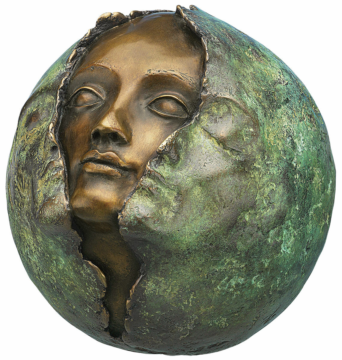 Skulptur "Metamorphose", Bronze von Maria-Luise Bodirsky