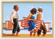 Bild "Süße Jugendzeit II", gerahmt von Jack Vettriano