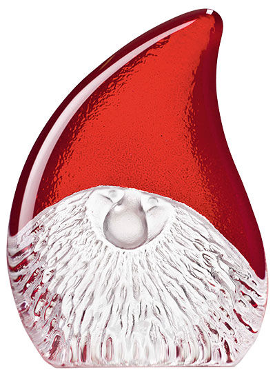 Glasobjekt "Großer Weihnachtswichtel" von Mats Jonasson