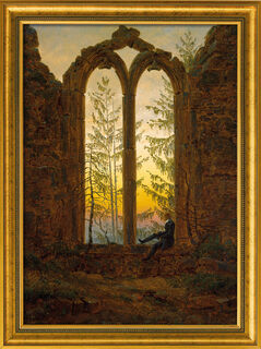 Bild "Der Träumer" (um 1835), gerahmt