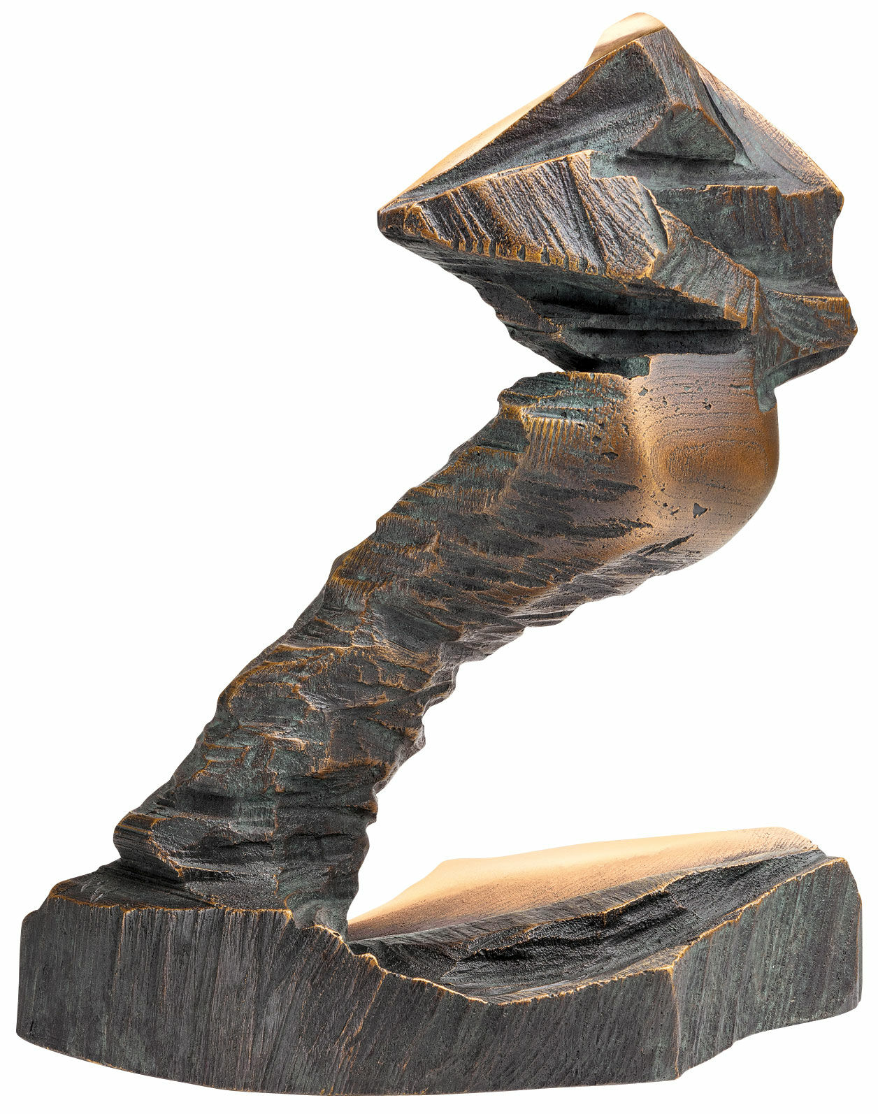 Sculpture "Super-G", bronze by Michael Vogler