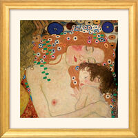 Tableau "Mère et enfant" (1905), encadré