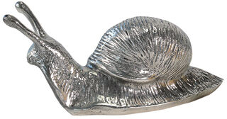Sculpture « Avantgarde Snail » (2016), version argentée de Ottmar Hörl